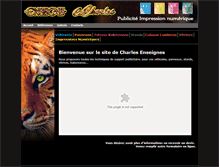 Tablet Screenshot of charles-enseignes.com